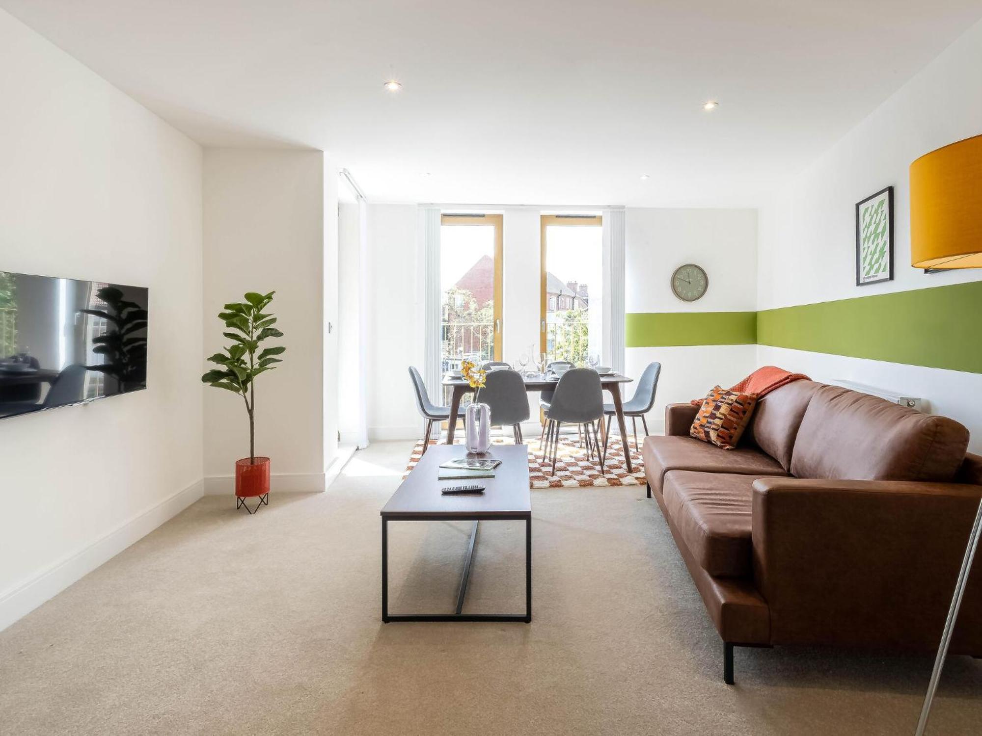 Modern Apartments With Balcony In Merton Near Wimbledon By Sojo Stay มิทแชม ภายนอก รูปภาพ