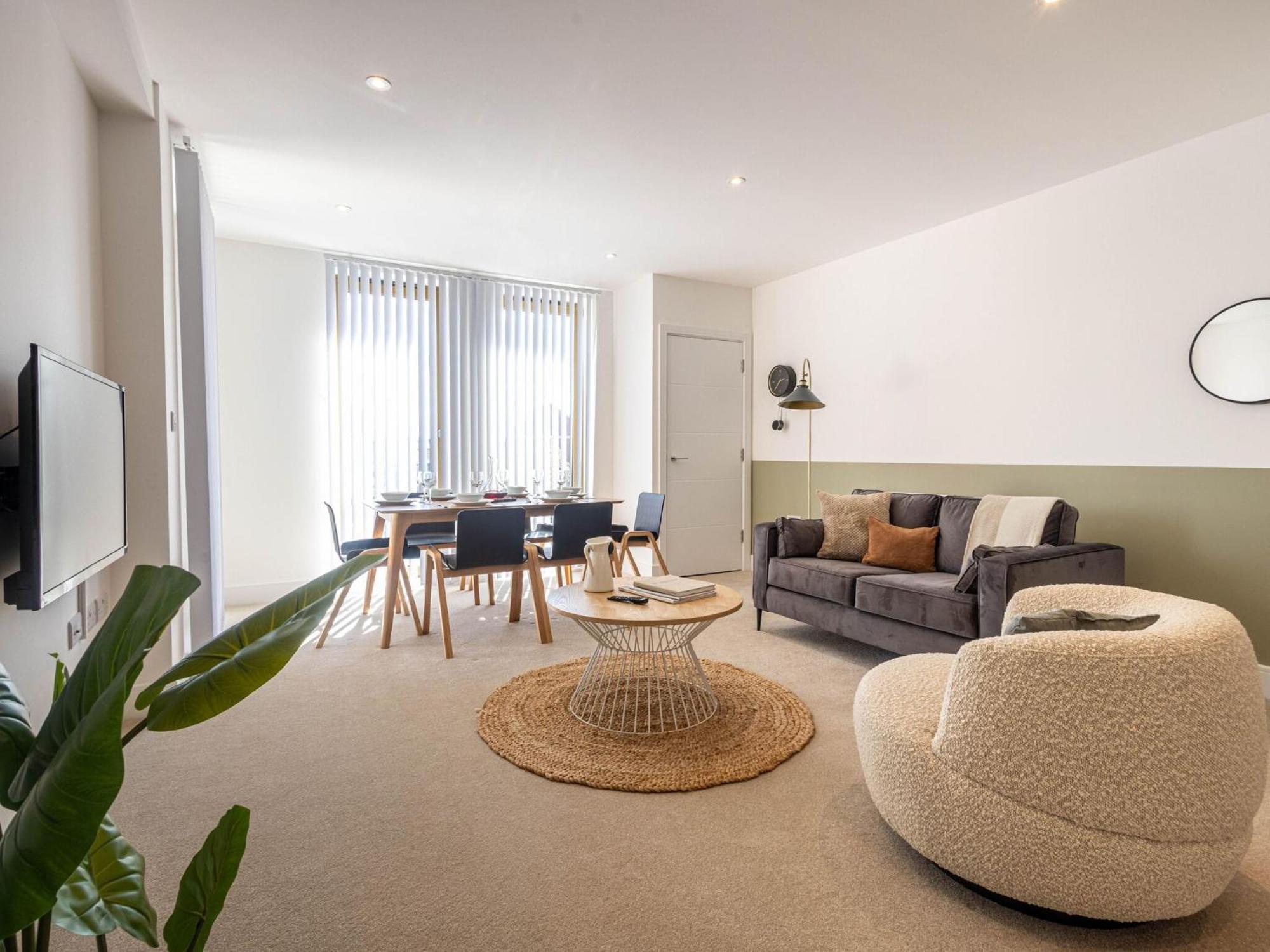Modern Apartments With Balcony In Merton Near Wimbledon By Sojo Stay มิทแชม ภายนอก รูปภาพ
